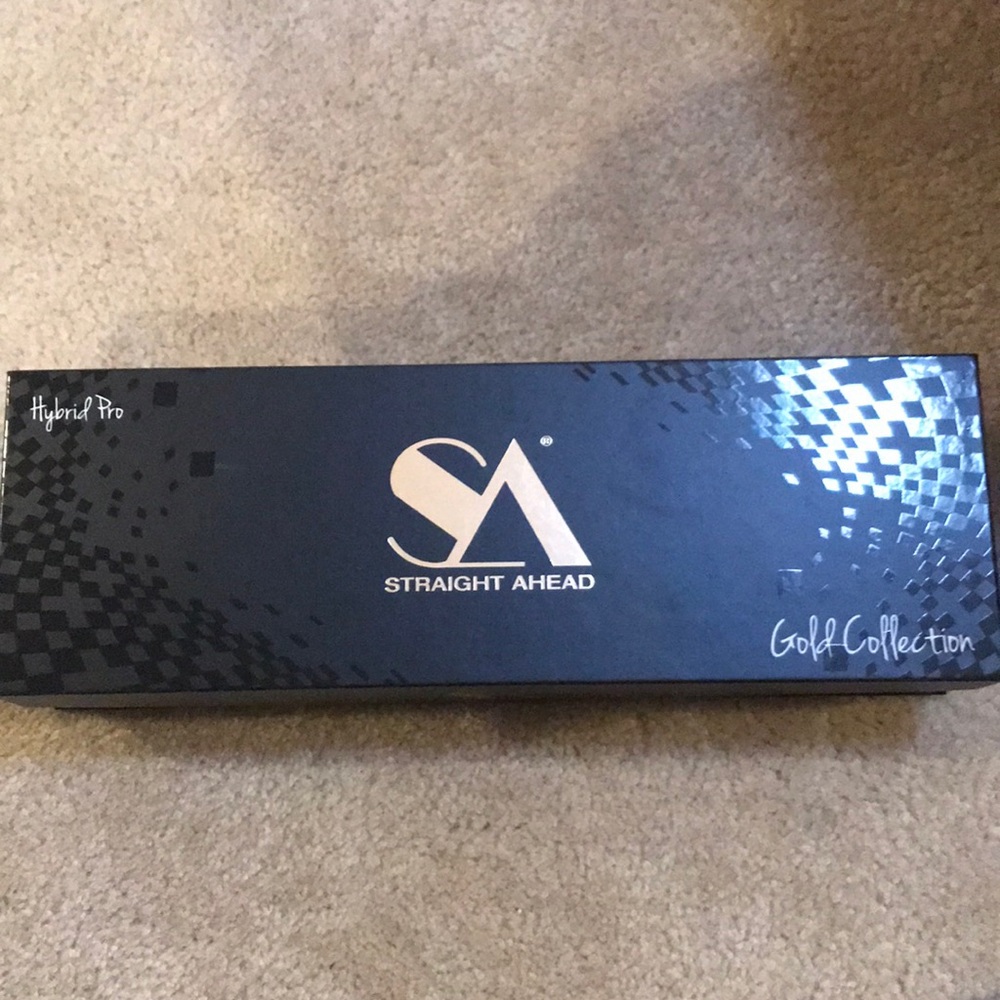 straight ahead hybrid pro flat iron